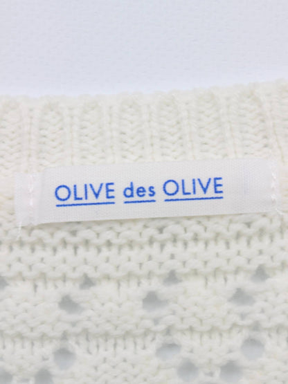 OLIVE des OLIVE/オリーブデオリーブ/ニット/セーター/トップス/ホワイト/F