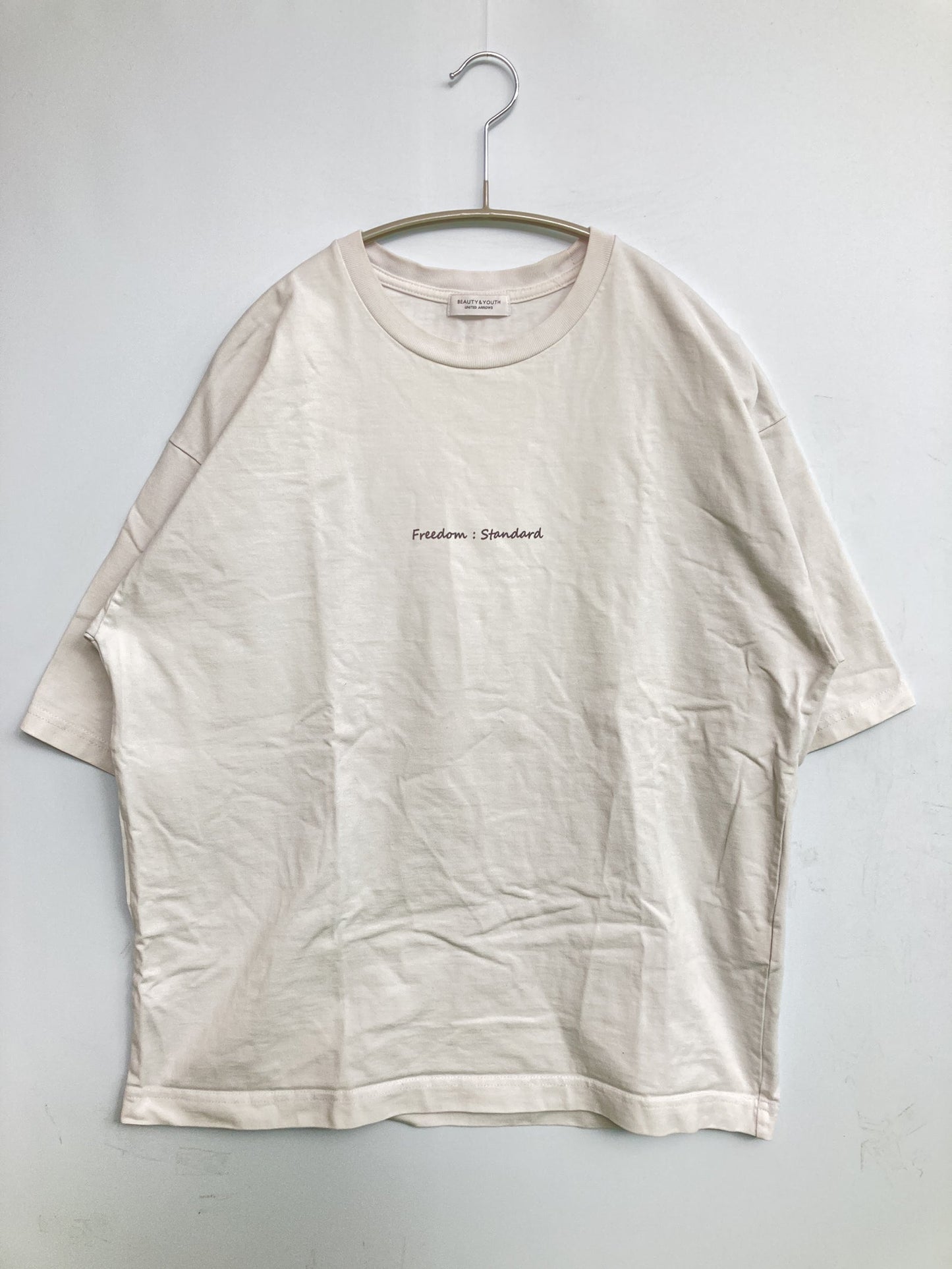 BEAUTY&YOUTH/ビューティーアンドユース/Tシャツ/カットソー/トップス/ホワイト/M