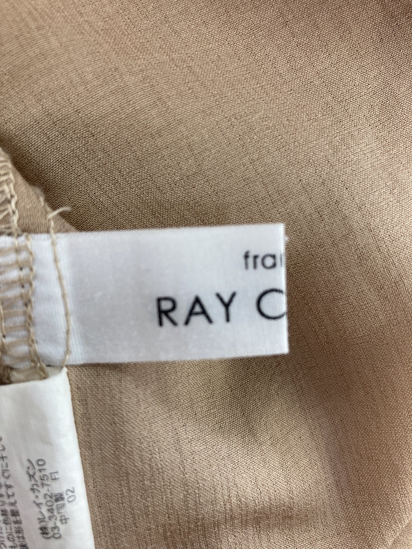 RAY CASSIN/シャツ/ブラウス/トップス/ベージュ
